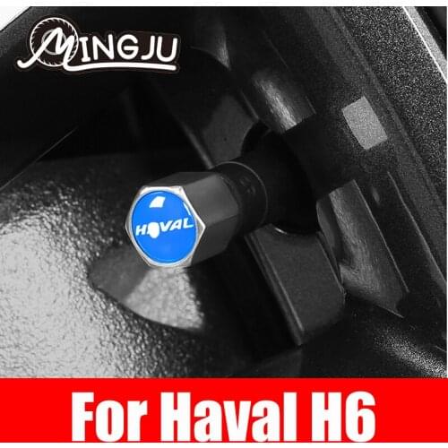 Car Tire Wheel Valve Cap Tyre Air Stems Dust Cover Accessories 4pcs Set Styling Caps For Haval H6 2021 2022 3th Special Purpos