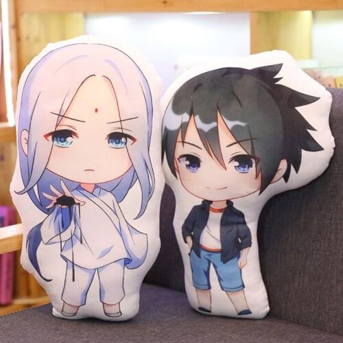 45CM Under One Person Animation Series Cartoon Pillow Soft Cute Sofa Pillow Girlfriend Birthday Gift