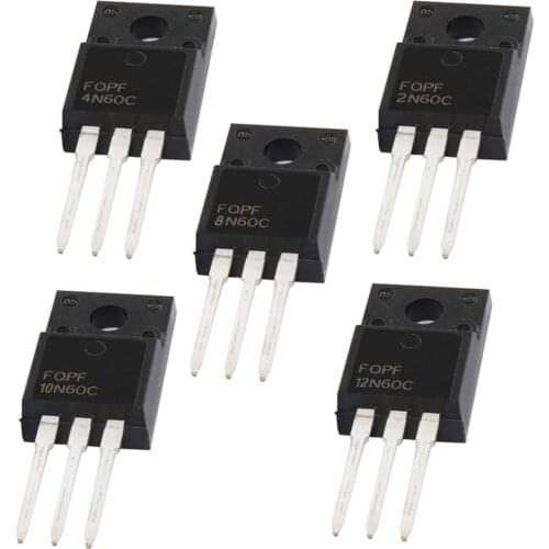 New and Original TO-220F FQPF2N60C 3N80 4N60 4N90 FQPF6N60 6N80 5N50 5N60 8N60 11N60 FQPF12N60 FQPF20N60C 8N80C 10N60C