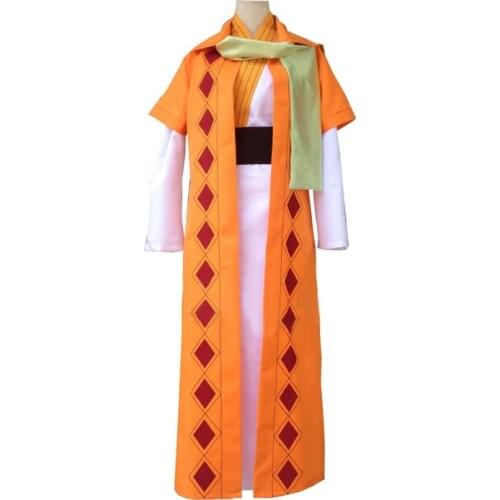 NEW Akatsuki no Yona Cosplay Costume Yellow Dragon Warrior Zeno Cape Robe Suit Custom Made