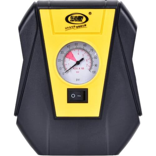 Lexitek 12V Portable Mini Emergency Car Inflatable Pump Inflatable force accurate pressure measurement strong applicability