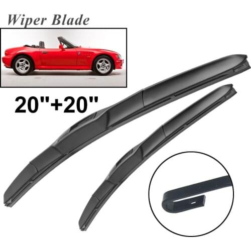 Okowiper RHD & LHD Front Wiper Blades For BMW Z3 Windshield Windscreen Front Window 20"+20"
