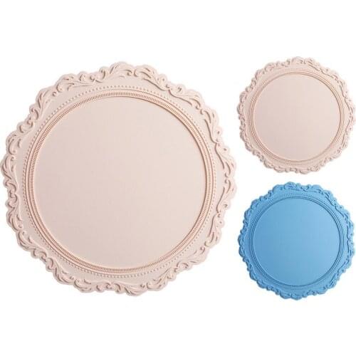 Placemat Embossed Heat Insulation Silicone Reusable Practical Bowl Pad for Home