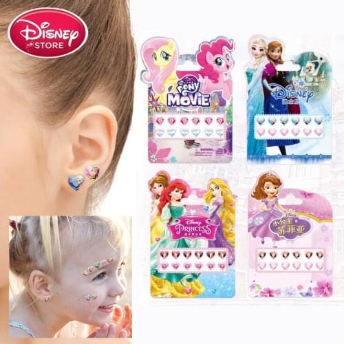 Disney Frozen Princess Stickers Anna Elsa Ear Stickers Scrapbooking Sticker for Luggage Laptop Notebook Car Motorcycle Toy Phone
