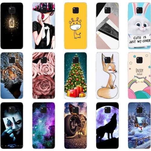 T Soft Case For Huawei Mate 20 pro Transparent Silicone Phone For Huawei Mate 20 Cover Coque Capa for mate 20