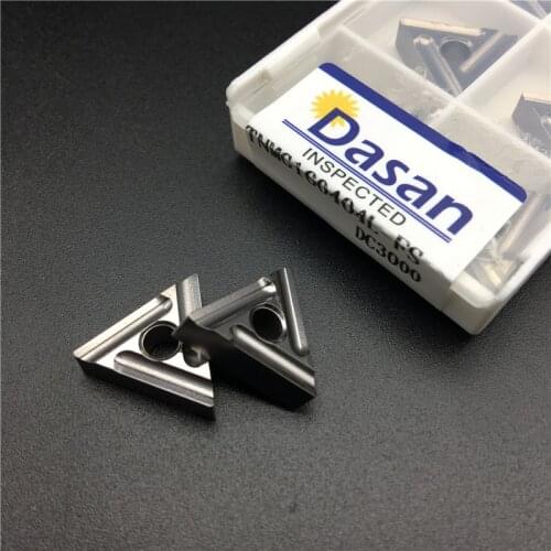 TNMG160404L-FS DC3000 TNMG160404R-FS DC3000 Metal Ceramic Turning blades Triangle slotted external turning tool