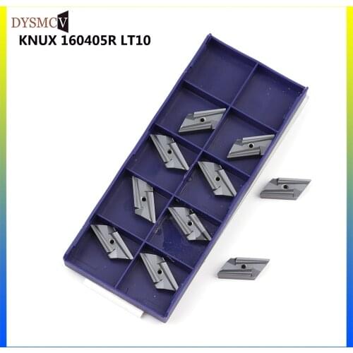 LAMINA KNUX160405 R LT10 100% original carbide blade KNUX160405R carbide blade CNC lathe tool