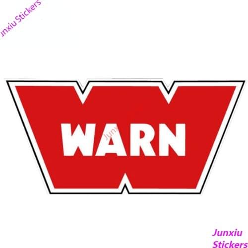 Warn Winch 4x4Off Road Vinyl Car Sticker Funny Waterproof Sticker Styling Vinyl Material Camper Truck Bumper Decoration PVC13cm