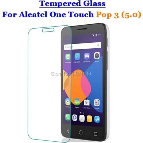 For Alcatel Pop3 5.0 Tempered Glass 9H 2.5D Premium Screen Protector Film For Alcatel One Touch Pop 3 5.0 5015D 5016A 5065D 5.0"