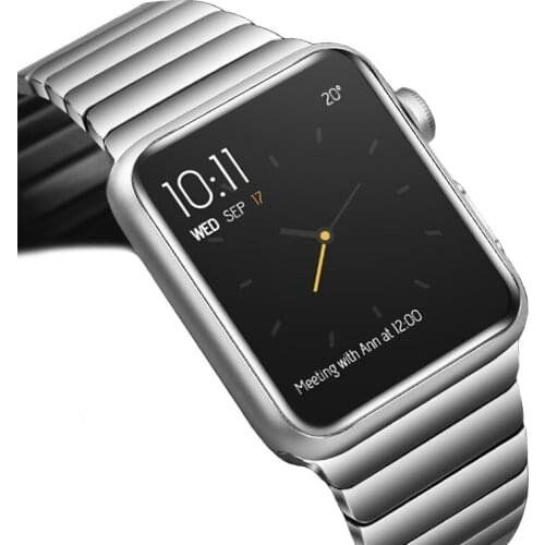 Link bracelet for apple watch 4 5 band 44mm 40mm apple watch 3 2 band 42mm 38mm iwatch 5/4/3/2/1 stainless steel watchband GEN.6