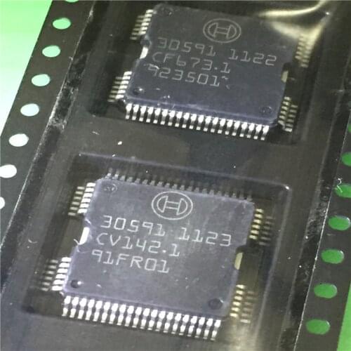 1PCS 30591 HQFP64 Car Computer Chip For BOSCH EDC7 diesel EFI board power driver chip Original 100