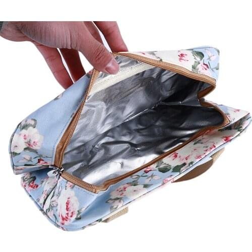 Large Size Multifunction Women Makeup Bags Toiletries Organizer Flower Print Cosmetic Waterproof Female Storage Make Up Cases
