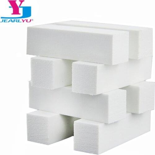 10pcs/Lot High Quality White Nail Block Buffer Nail Art Buffer Sanding Block Files Manicure DIY Polish Tool Buffing unas pulidor