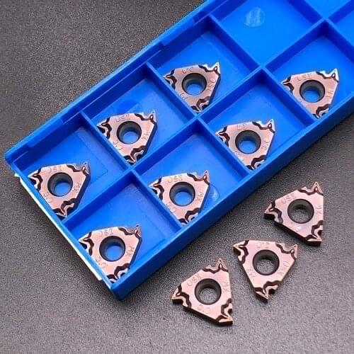 10pcs RCKLCY 16IR M 3.0 ISO FT1125 Processing stainless steels CNC external threading insert carbide insert lathe turning blade