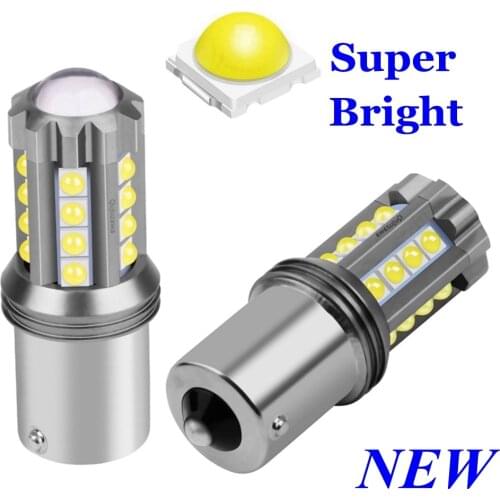 2PCS 1156 BA15S P21W 7506 R5W R10W Super Bright LED Car Tail Brake Bulb Auto Reverse Lamp Turn Signals Daytime Running Lights