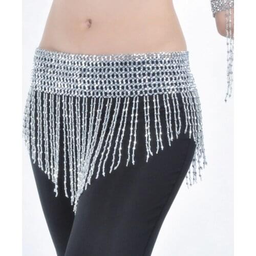 Belly Dance Costume Hip Accessories Lady Bellydance Waist Chain Belly Dancing Waist Beaded Bead Chain Adult Dance Wear