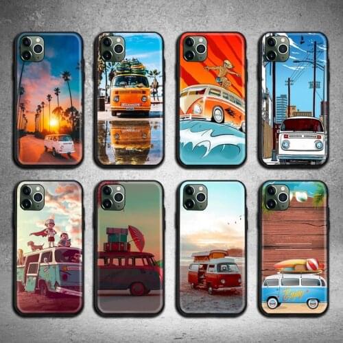 Combi Van Surf Custom Phone Case for iphone 12 pro max mini 11 pro XS MAX 8 7 6 6S Plus X 5S SE 2020 XR case