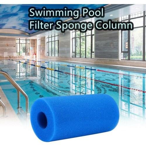 2Type Swimming Pool Filter Foam Reusable Wash Able For Int Ex Pool Filter Sponge Column Cartridge For Bubble Jetted Pure SPA