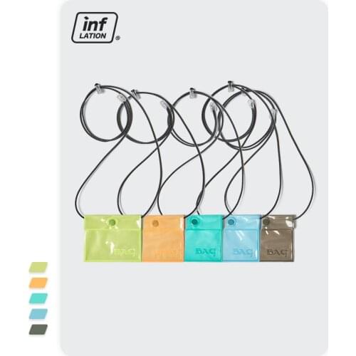 INFLATION Fluorescent PVC Messenger Bag Unisex Stylish Reflective Rope Crossbody Bag Female Square Fanny Pack Women Waist Bag