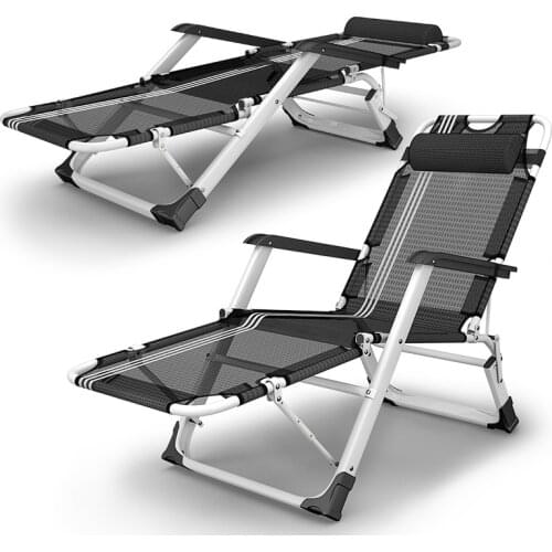 Siesta Lounge Chair Folding Bed Household Office Recliners Armrest Steady Save Space Comfortable sillas de playa beach chair