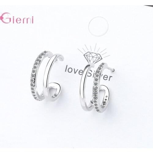 Fashion 925 Sterling Silver Pendientes Jewelry AAA Zircon High Quality Stud Earrings for Women Men Accesorios Drop Shipping