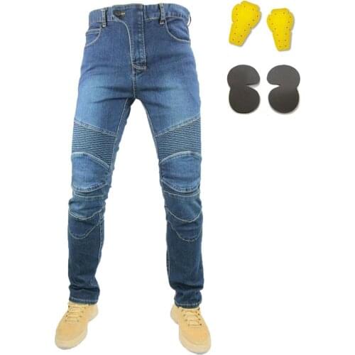 4 Season Komine UGB Men Flexible Motorcyle Pants Downhill Motocross Pants Motorcycle Moto Jeans With Knee Pad Trousers Moletom