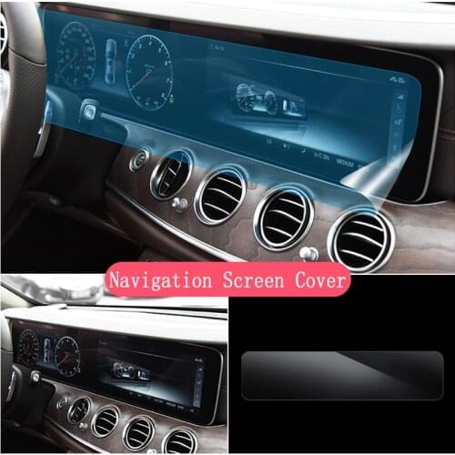 Stickers For Mercedes BENZ W213 E200/260/300/200L/300L TPU Interior Sticker Transparent Protective Film sticker and decals