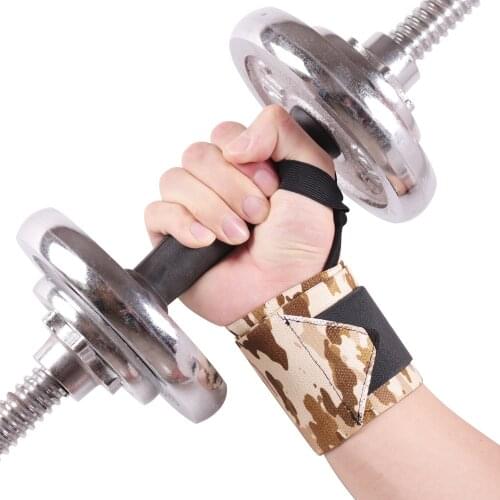 1Pair Weightlifting Wristbands Weights Wrist Brace Support Dumbbell Barbell Fitness Gym Body Building Training Wrist Wraps Strap
