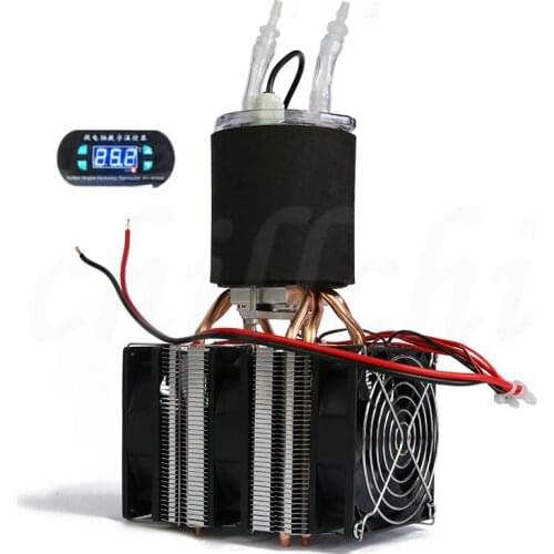 Semiconductor enhanced refrigerator hand frozen refrigerated beverage home cooling cup