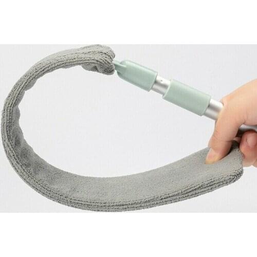 Bedside Dust Brush Long Handle Mop Reusable Microfibre Duster Sweeping Brush CLH@8