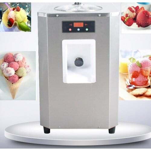Professional Commercial 15L/h Stainless Steel Ice Cream Maker 220V/50Hz 110V/60Hz Mini Batch Freezer Hard Ice Crean Machine
