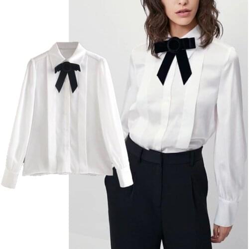 TF·MLN Blouses With Bow