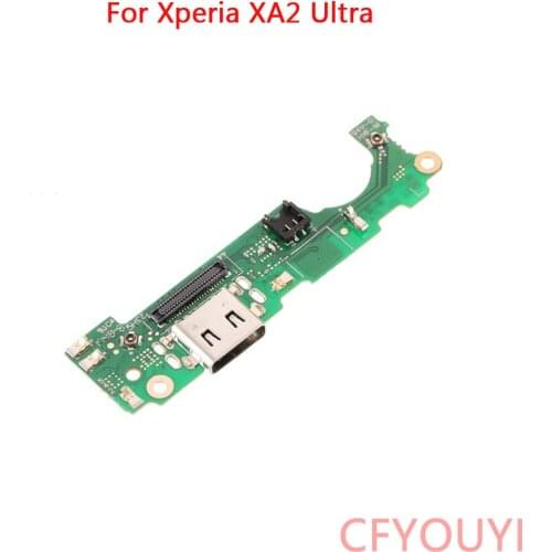 Original USB Charging Port Charger Dock Connector Vibrator Microphone Mic Circuit Board Flex Cable For Sony Xperia XA2 Ultra