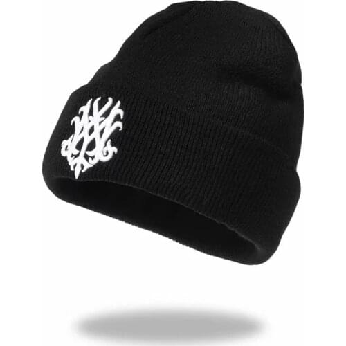 Knitted Beanies Hats Men Women Skullies Soft Elastic Cap Solid Sport Bonnet Winter Warm Ski Hats Swanowing