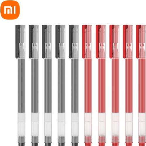 Xiaomi Mi Super Capacity Gel Pen Durable Pens Direct Injection Ink Smooth Fast-drying 0.5mm Bullet Nib for Office School