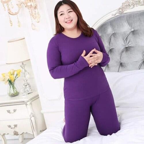 Women Autumn Winter New Solid Slim Thermal Underwear Plus Size 4XL 5XL Casual Top Shirts Thermal Underwear