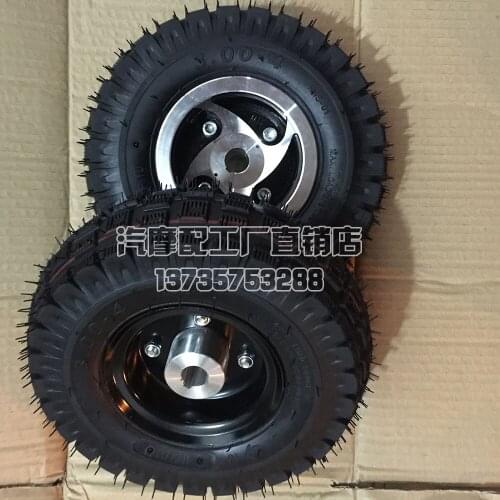 1 pc 11 inch wheel tire electric gasoline vehicle 300-4 tire four wheel tyre 3.00-4 inner tire wheel Gas scooter bike motorcyc