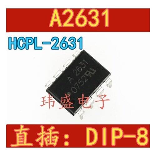 10pcs HCPL-2631 DIP8 A2631 HCPL2631