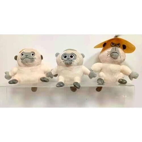 3pcs/set Disney Raya and The Last Dragon Plush Toys Cartoon Anime Figure Dolls Plush Toy Kids Birthday Gifts 13-18 cm