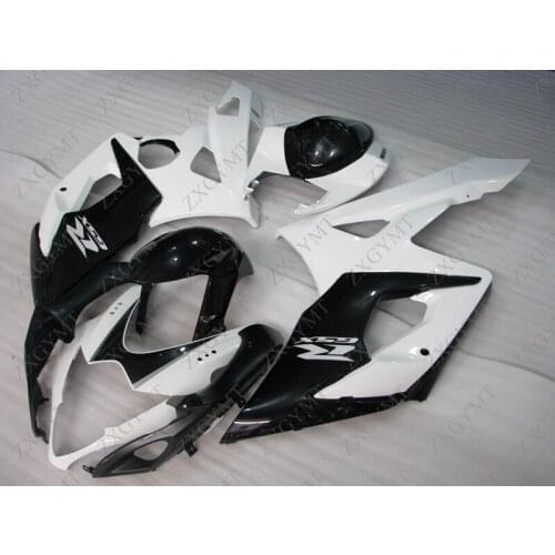 Abs Fairing GSXR1000 2005 - 2006 K5 Black White Fairings GSX-R1000 05 Abs Fairing GSXR1000 05