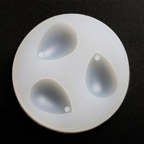 DIY Silicone Pendant Water Drop Gem Mold Resin Casing Craft Making Tool Clay Molds