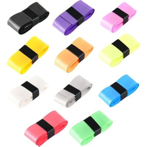 H053 60 Pcs Tennis Racket Overgrips Anti-skid Tape Wraps Fishing Rod Sweatband Badminton Racquet Non-Slip Accessory