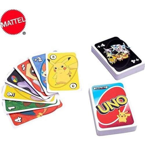 UNO Games Pokemon Sword & Shield Pikachu Card Game Family Funny Entertainment Board Game Poker Cards Game Gift Box