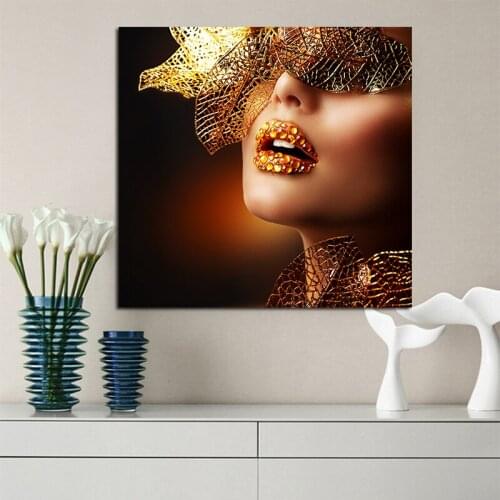 Figure Painting Modern Fashion Female Posters and Prints for Living Room Picture for Interior Wall Decor Art Picture Home Design