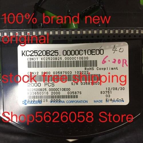 KC2520B25.0000C10E00 SMD 100% brand new in stock 10PCS/LOT
