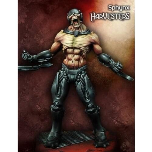 Unpainted Kit 1/24 75mm Sphynx Harvesters fantasy soldier 75mm Resin Figure miniature garage kit