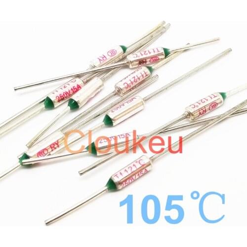 RY Tf 105C 250V10A/15A Metal temperature fuse 105 Centigrade