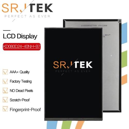 Srjtek 8"INCH LCD display Matrix KD080D24-40NH-B7 For Iconia One 8 B1-850 A6001 tablet pc LCD display Matrix screen