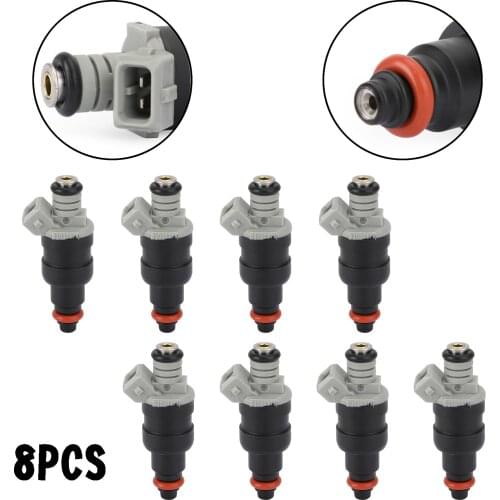 Areyourshop 8PCS Fuel Injectors Fit For Grand Cherokee Ram3500/2500/1500 B3500 B2500 B1500 1996-1998 53030778 Car Parts
