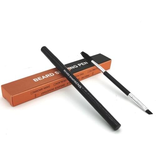 Waterproof Double-Ended Beard Filler Pen Set, Designed to Fill the Gaps in the Beard, Beard and Eyebrows, Beautiful and Natural